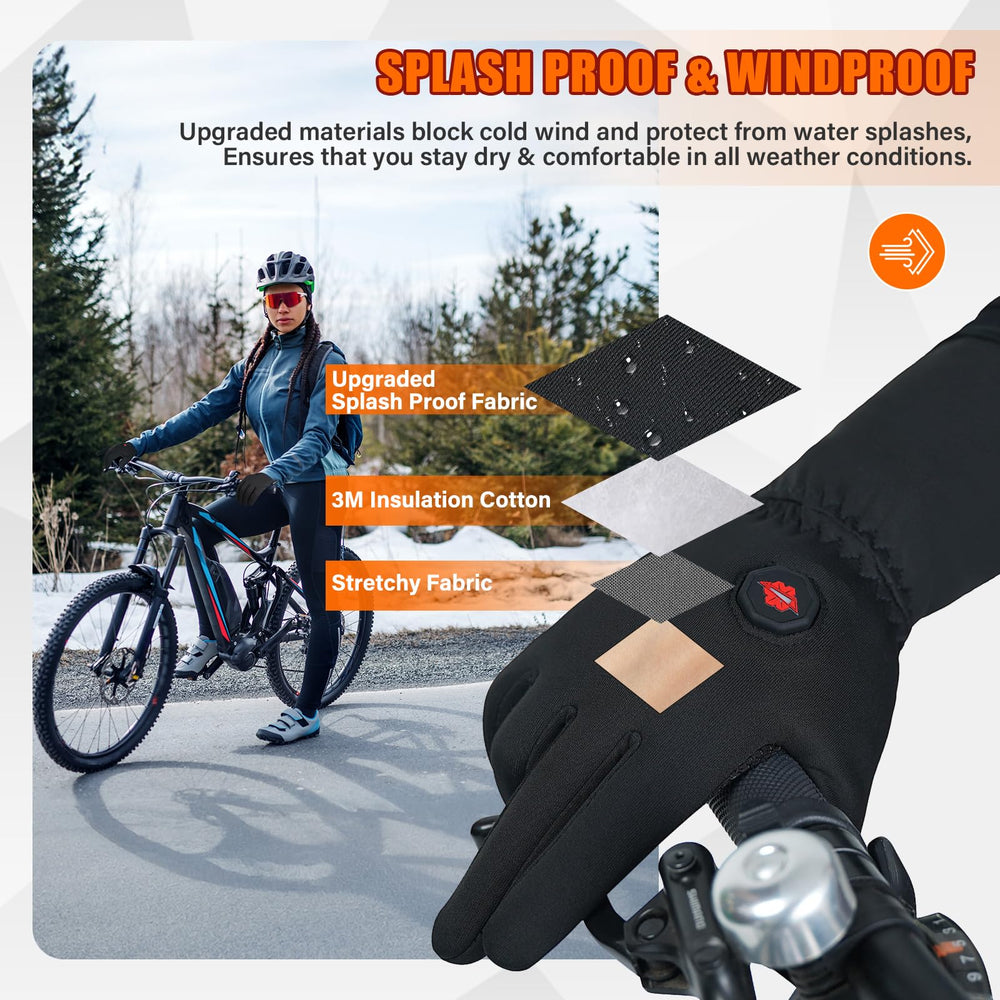 Dr.Warm heated gloves battery pack highlight, long-lasting power for extended winter activities.