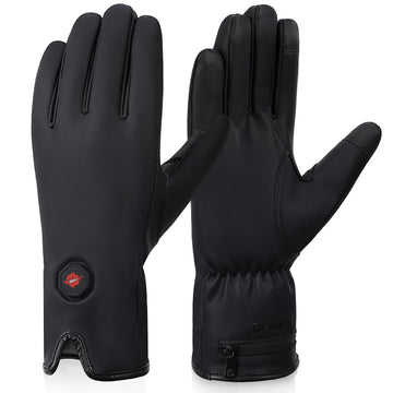Dr.Warm heated gloves front view for all-day winter warmth and comfort
