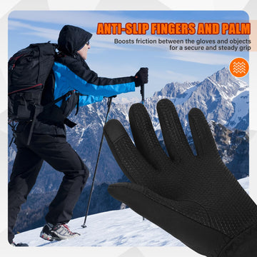 Dr.Warm heated gloves winter activities, ideal for running, driving, and dog walks.