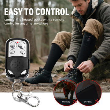 Dr.Warm heated socks with 3mm soft-material design for lightweight warmth