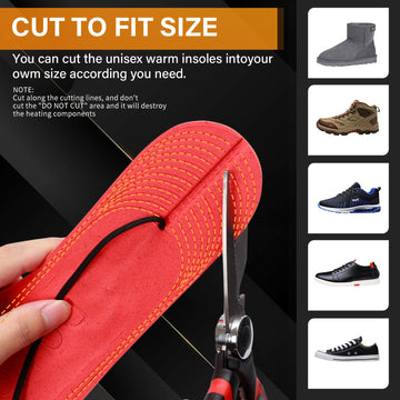 Dr.Warm leg-straps-battery-pocket enable mobility while keeping feet warm.