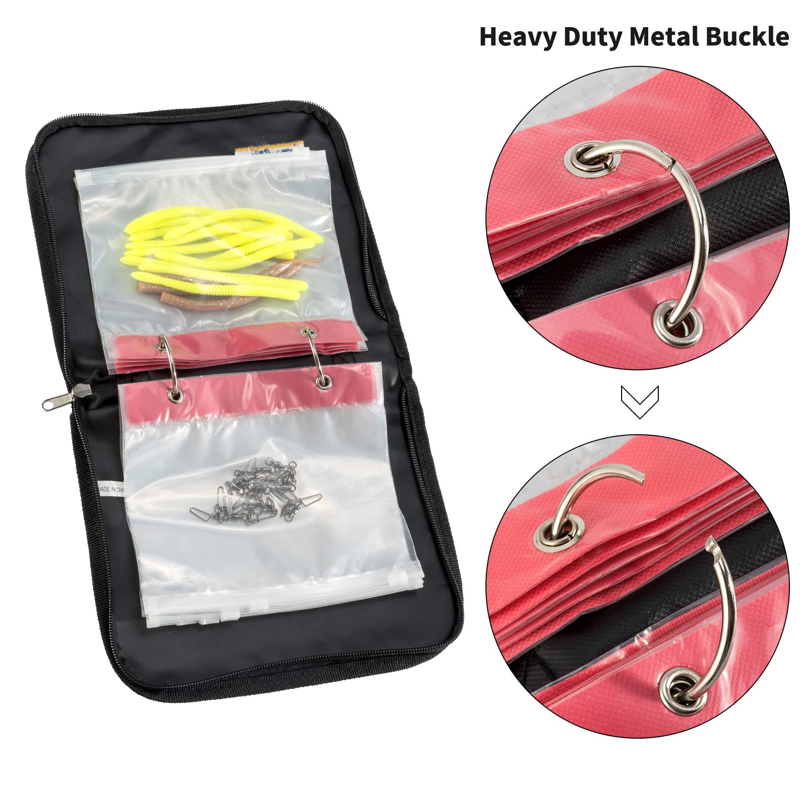 Soft carry handle and corrosion-resistant zipper