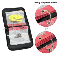 Soft carry handle and corrosion-resistant zipper