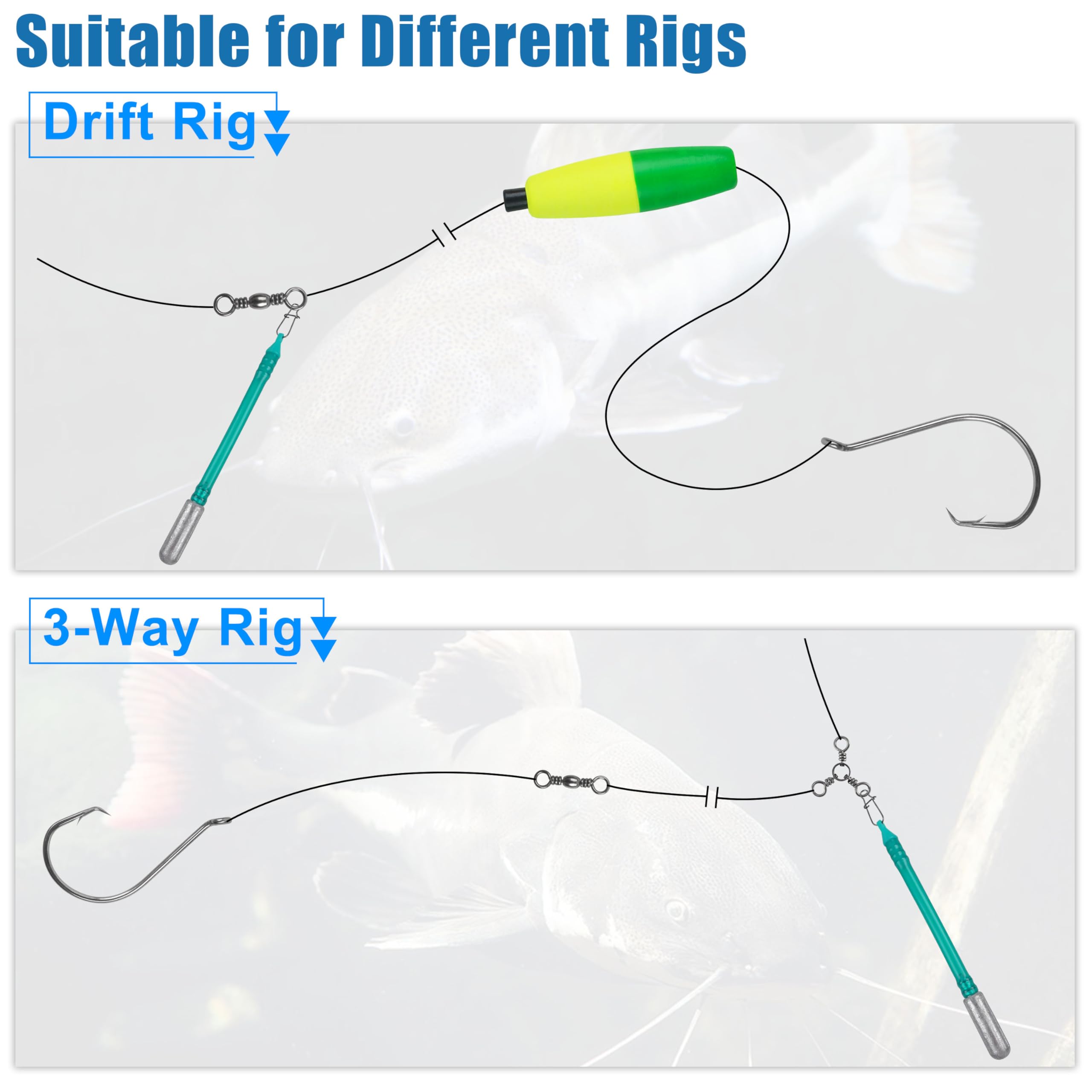 Versatile dragging weight use with various rigs