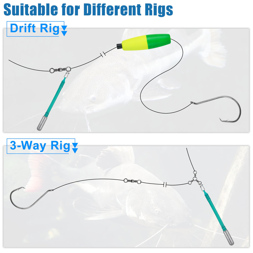 Versatile dragging weight use with various rigs