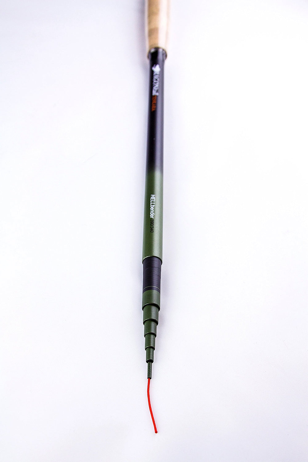 Tenkara setup on a stream with the Hellbender Zoom rod