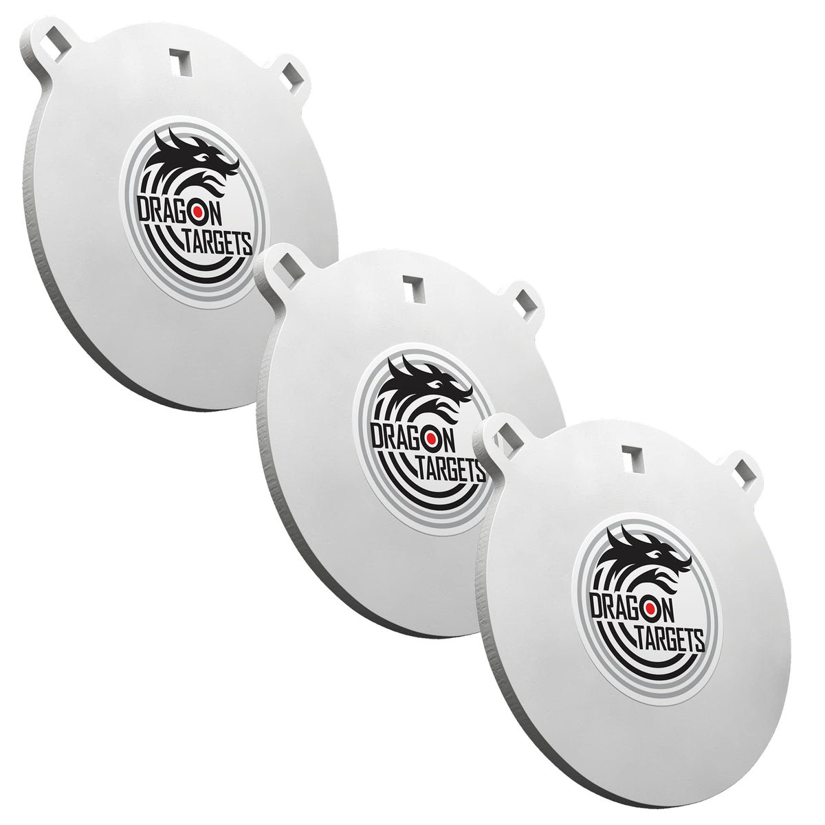 Dragon Targets AR500 3-Pack target 1 offers durable steel for reliable hit feedback.