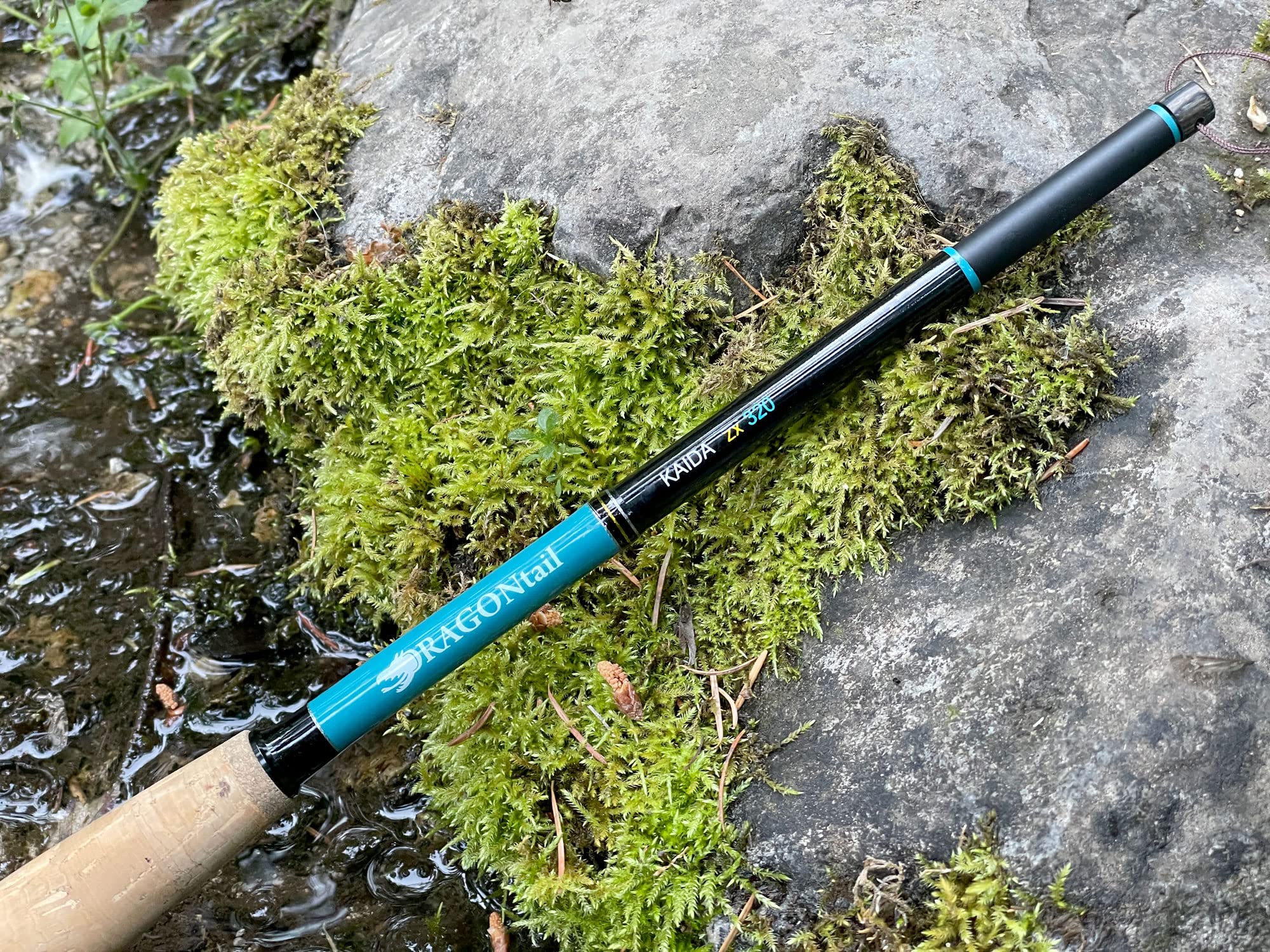 DRAGONtail Kaida zx320 in-action casting, smooth performance during backcountry trips.