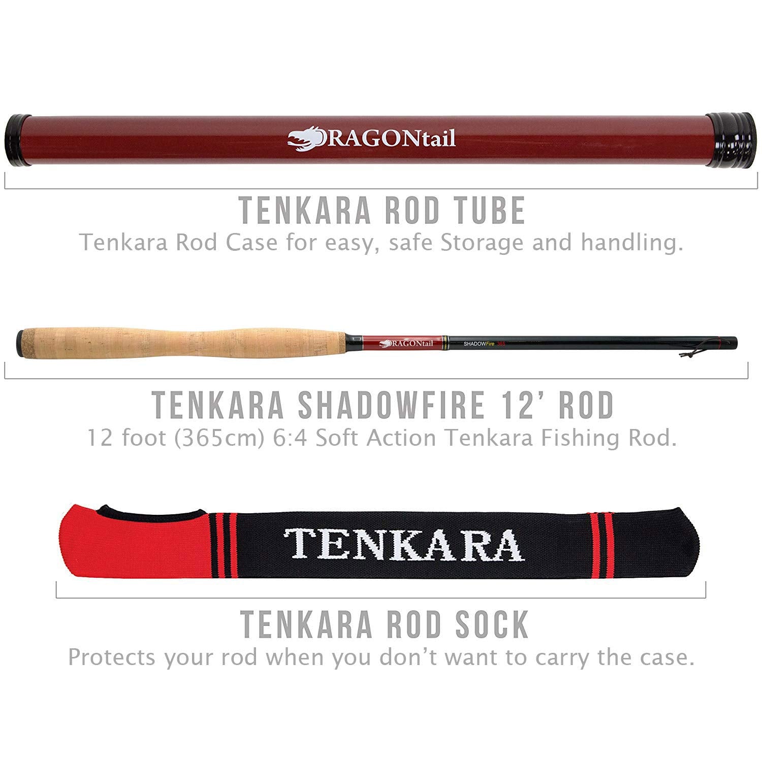 DRAGONtail Shadowfire complete starter kit highlights included gear.