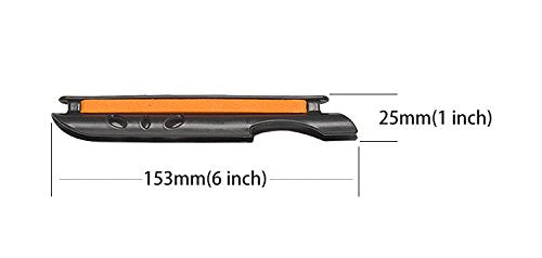 Red DRAGONtail Clip-On Line Keeper on Tenkara rod with line wound