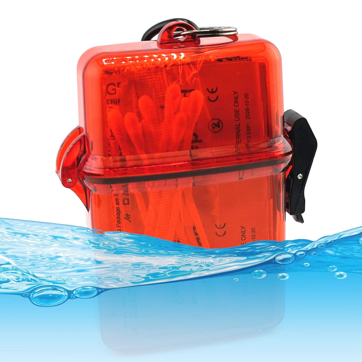 DragonXT First Aid Kit car compact waterproof keeps supplies dry on road trips.