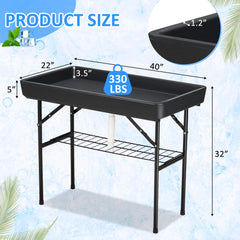 Dragosum cooler table removable skirt adds elegance for weddings and outdoor gatherings.