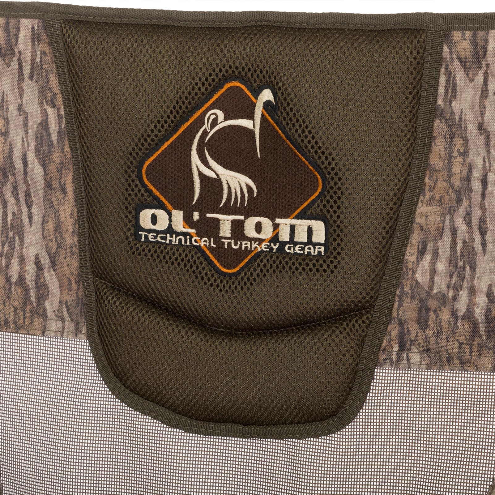 Drake Ol' Tom Mossy Oak Bottomland camo helps conceal in wetland surroundings.