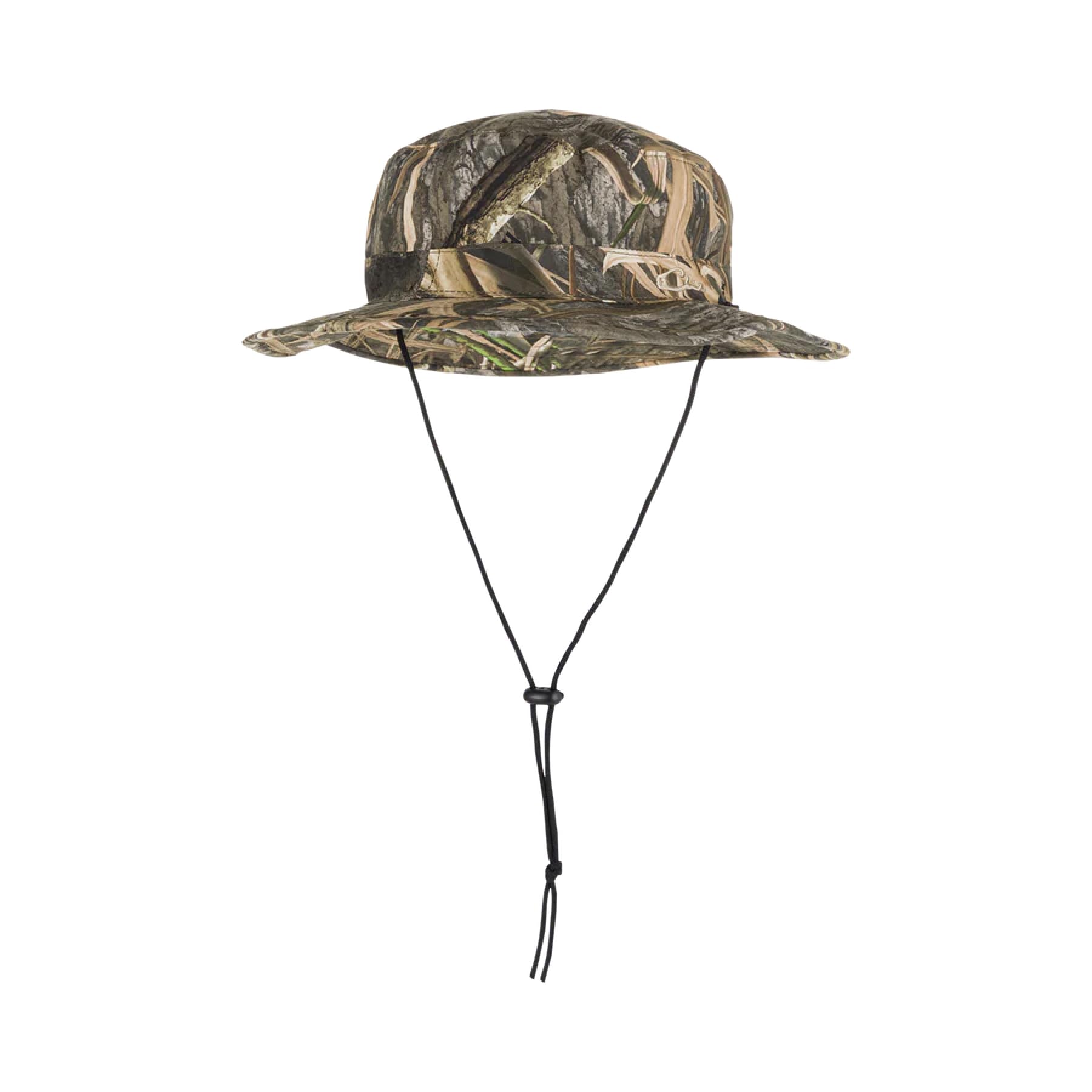 Drake Waterfowl Waterproof Boonie Hat with full brim in Shadowgrass Habitat, XL size