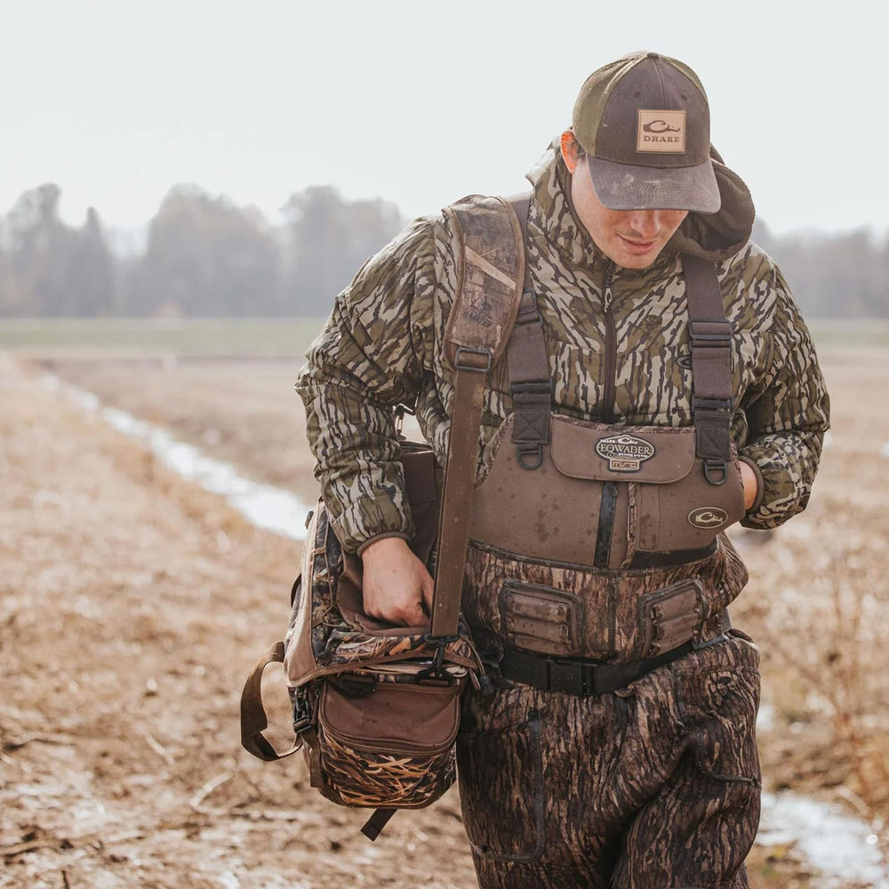 Drake Waterfowl Buckshot Eqwader design includes High Ground pockets for gear at the ready.