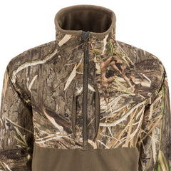 Drake Waterfowl CommandXT Eqwader chest pockets enable fast-access gear storage.