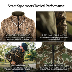 Drake Waterfowl Eqwader chest area breathable panel for comfort