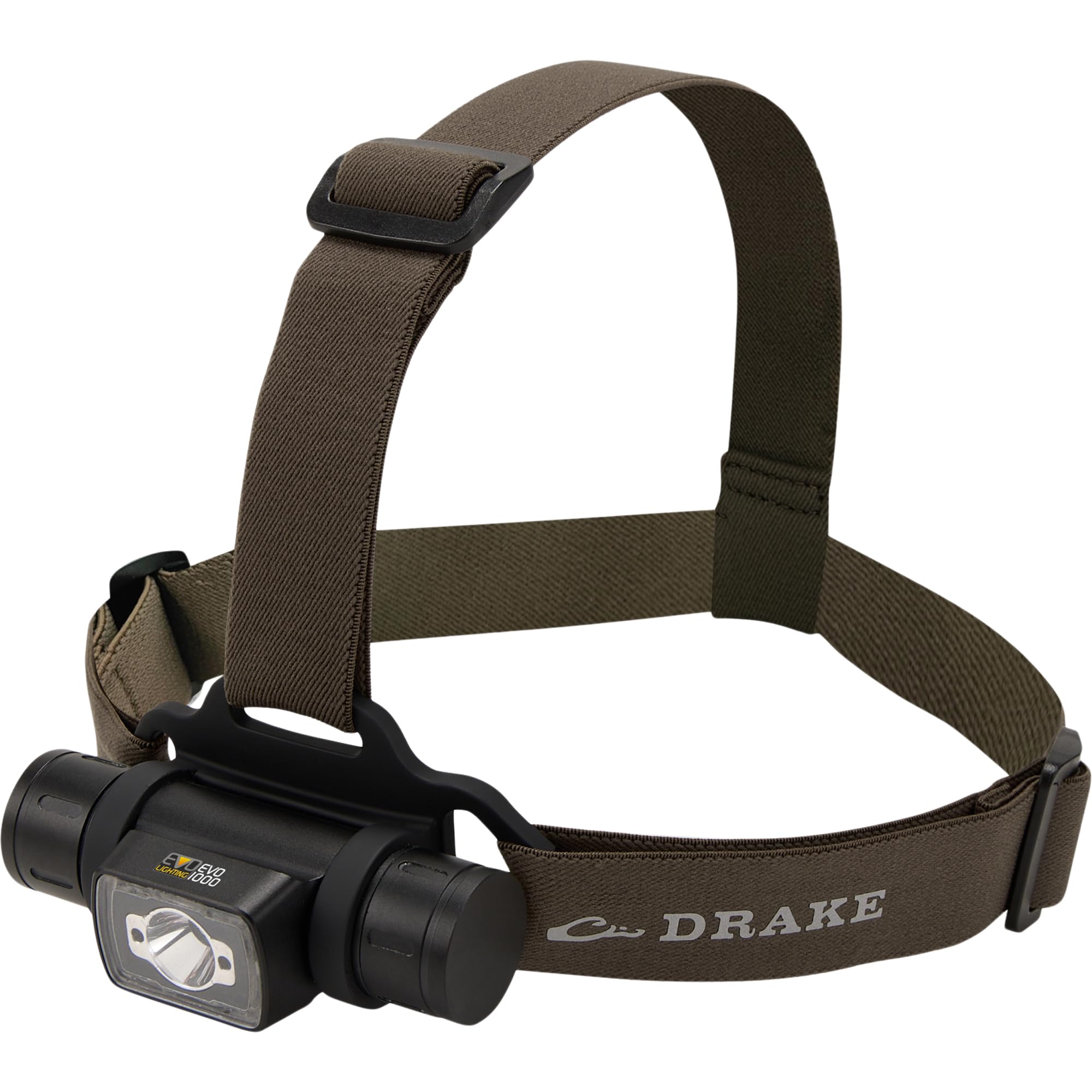 Drake Waterfowl EVO1000 headlamp with 1000 lumens for clear hands-free visibility in low light