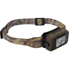 Drake Waterfowl EVO500 headlamp beam illuminates marsh edge for early-morning hunts.