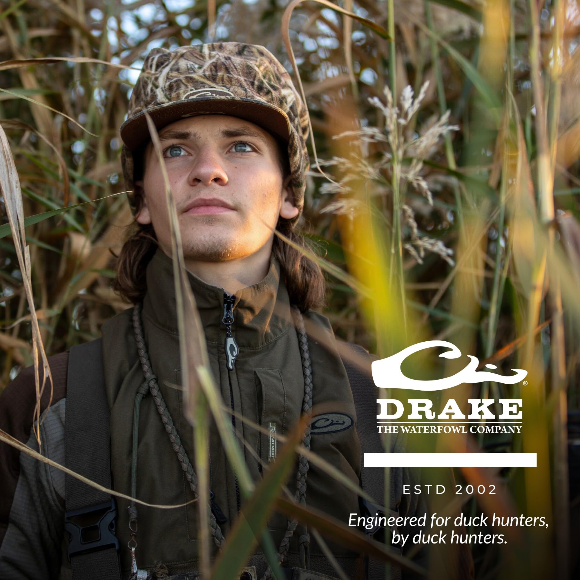 Drake Waterfowl Gore-Tex Jones Hat packable, non-insulated design suits all temperatures.