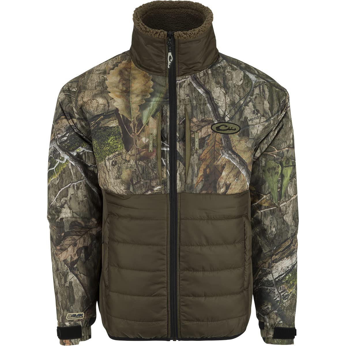 Drake Waterfowl Guardian Flex Eqwader jacket front view, durable waterproof protection and breathable comfort.