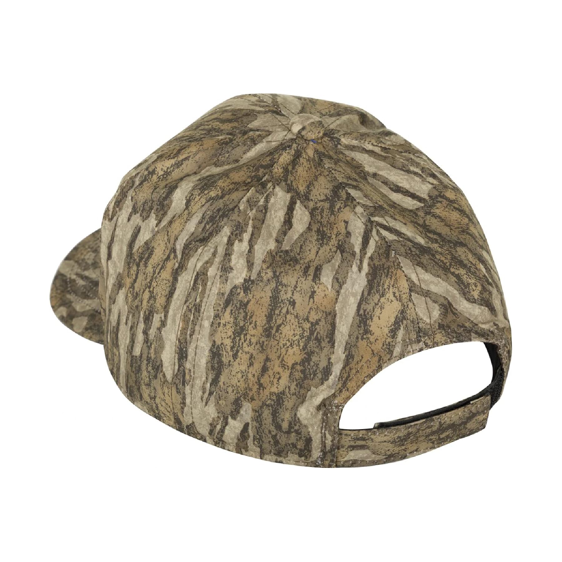 Drake Waterfowl cap back strap detail, adjustable fit for all-day comfort.