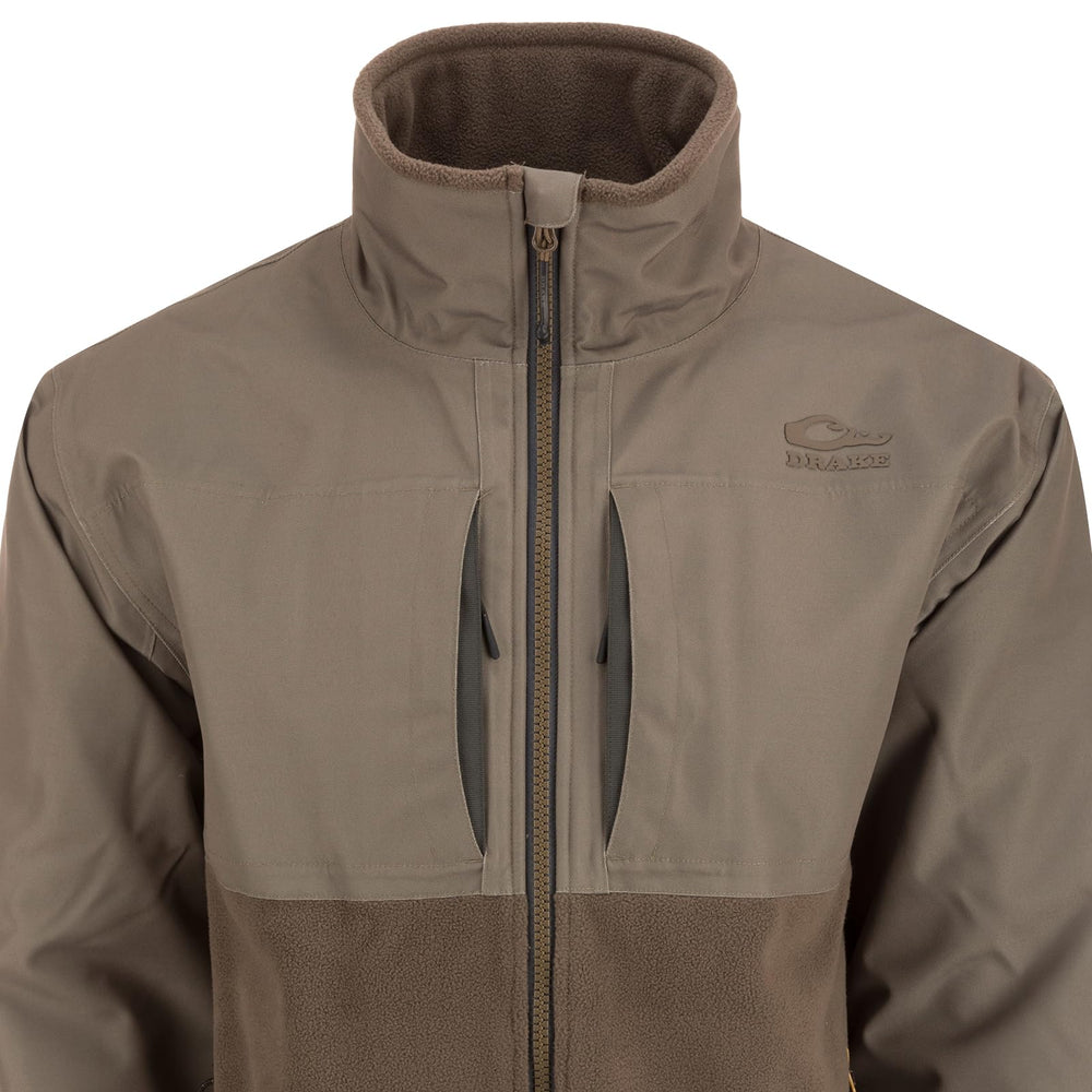 Drake Waterfowl MST CommandXT Eqwader back view highlights breathable lower body comfort during long treks