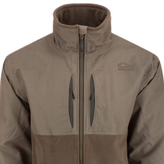 Drake Waterfowl MST CommandXT Eqwader back view highlights breathable lower body comfort during long treks