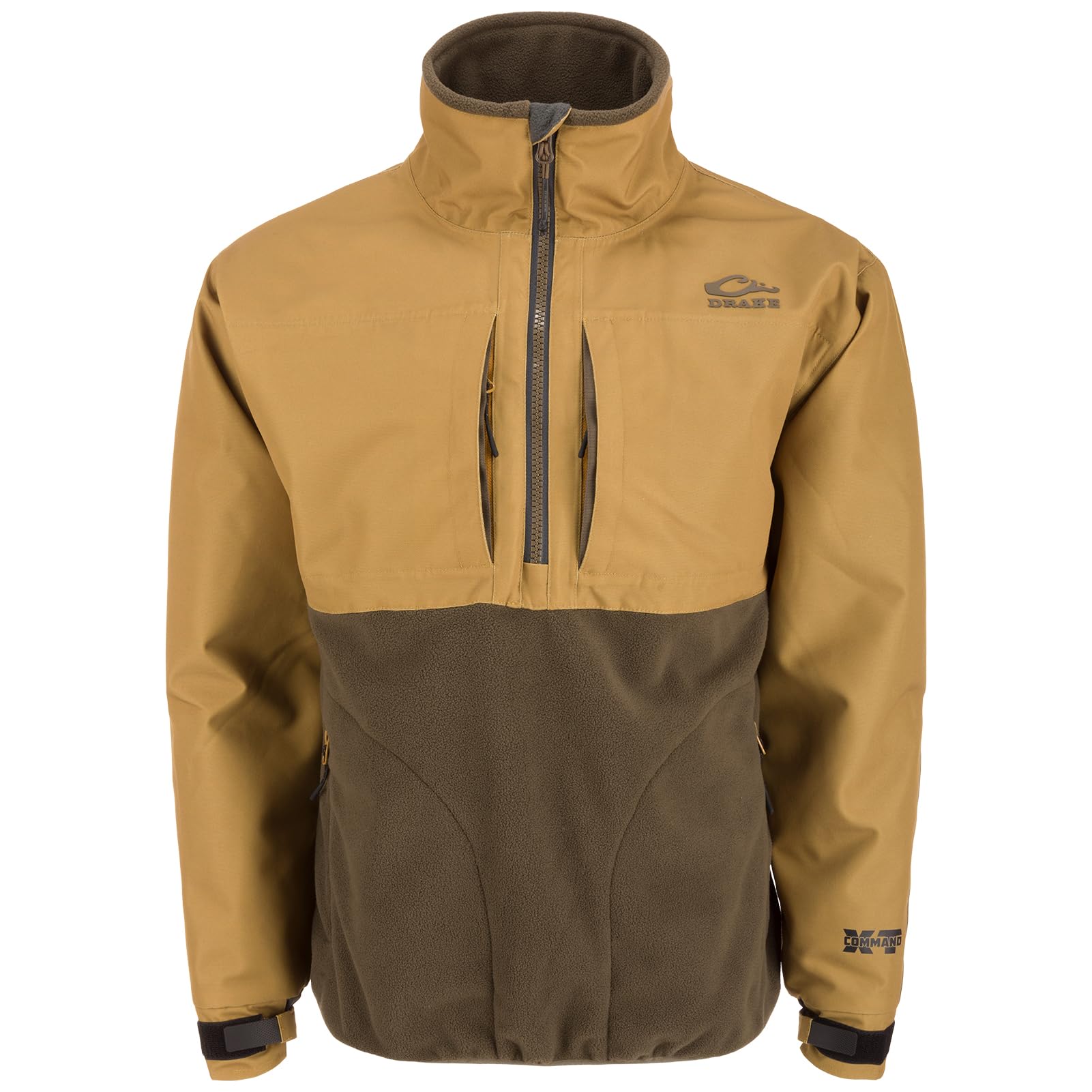 Drake Waterfowl MST CommandXT Eqwader half-zip jacket with rugged weather protection for the field