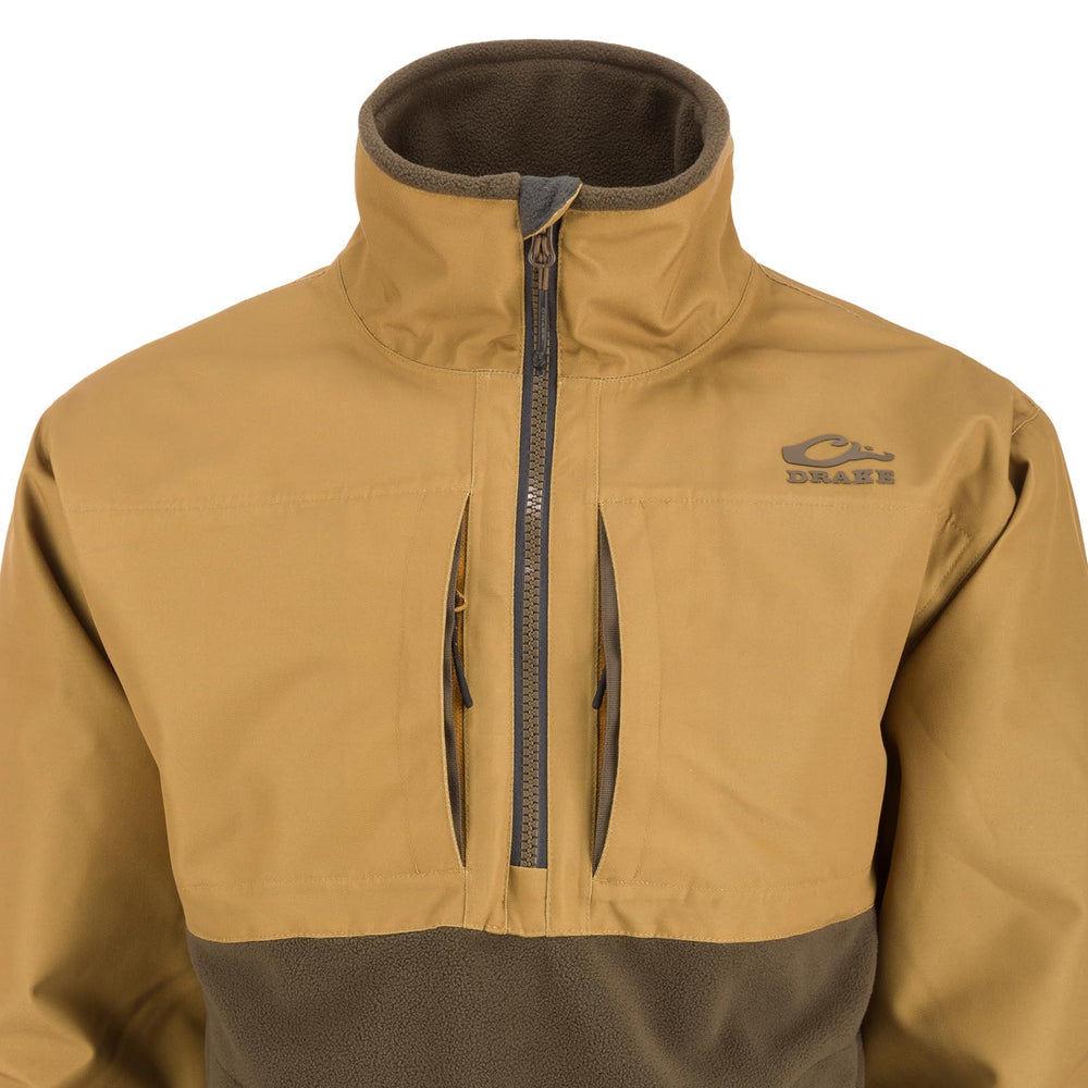 Drake Waterfowl MST CommandXT Eqwader chest pockets offer quick access to calls or gloves.