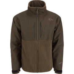 Drake Waterfowl MST CommandXT Eqwader upper shell shows waterproof and windproof protection for wet hunts.