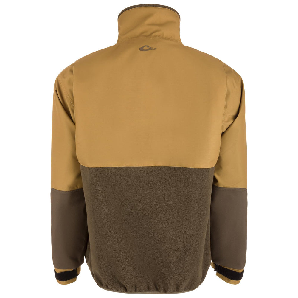 Drake Waterfowl MST CommandXT Eqwader upper-sleeve 3-layer shell proves rugged durability.