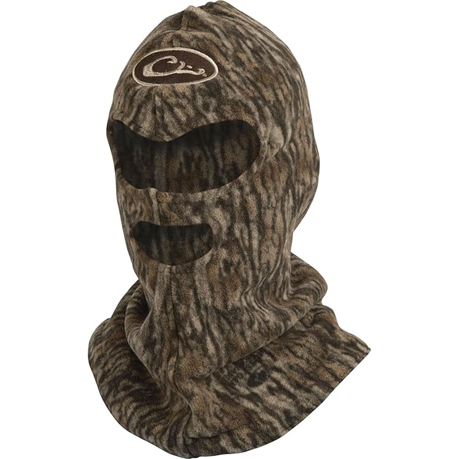 Drake Waterfowl MST Face Mask back cinch secures a snug fit for cold hunting days.