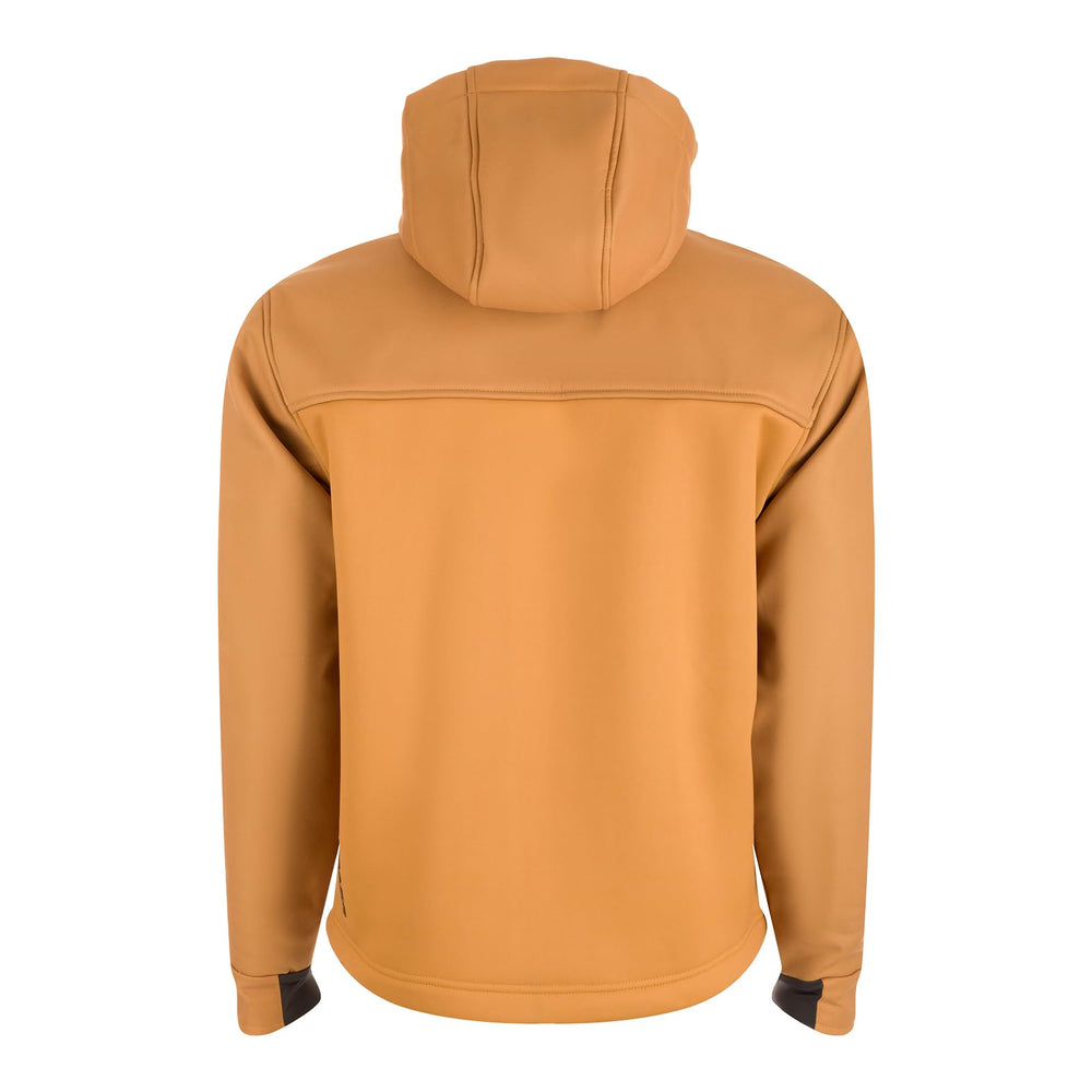 Drake Waterfowl MST Hole Shot hood close-up shows sherpa warmth and adjustable fit.