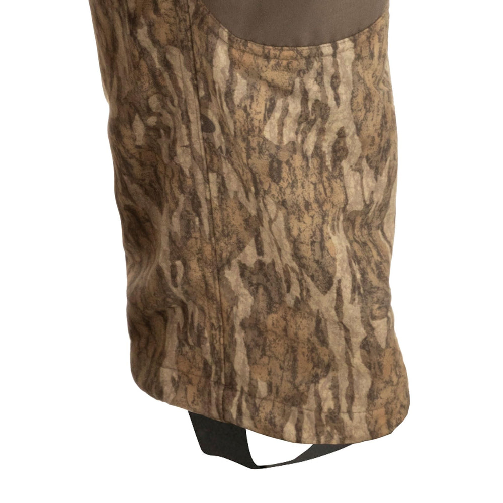 Drake Waterfowl MST Jean Cut Wader Pant Bottomland side view for secure under-layers.