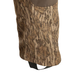 Drake Waterfowl MST Jean Cut Wader Pant Bottomland side view for secure under-layers.