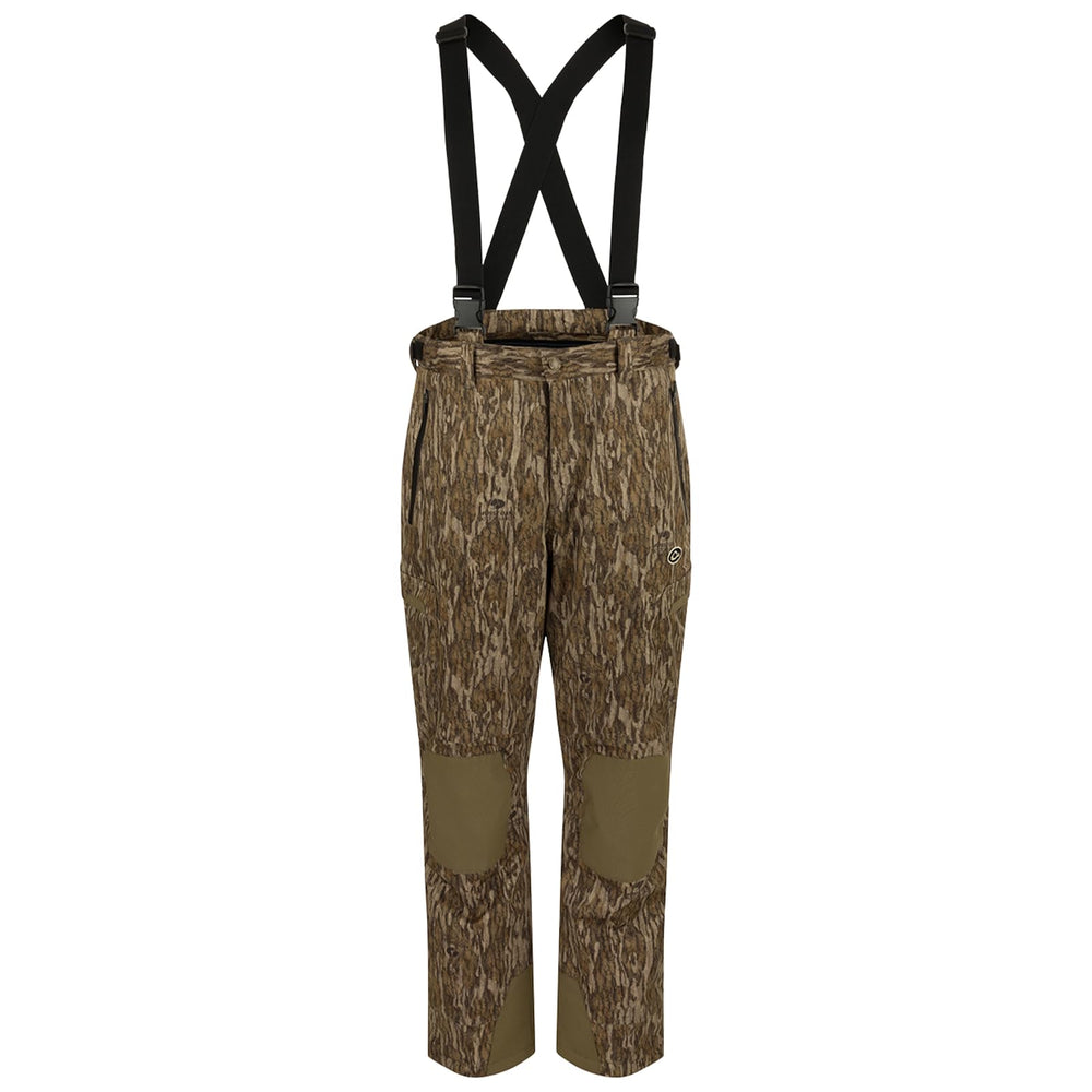 Drake Waterfowl MST waist-high bib overview shows warmth and weather-ready design