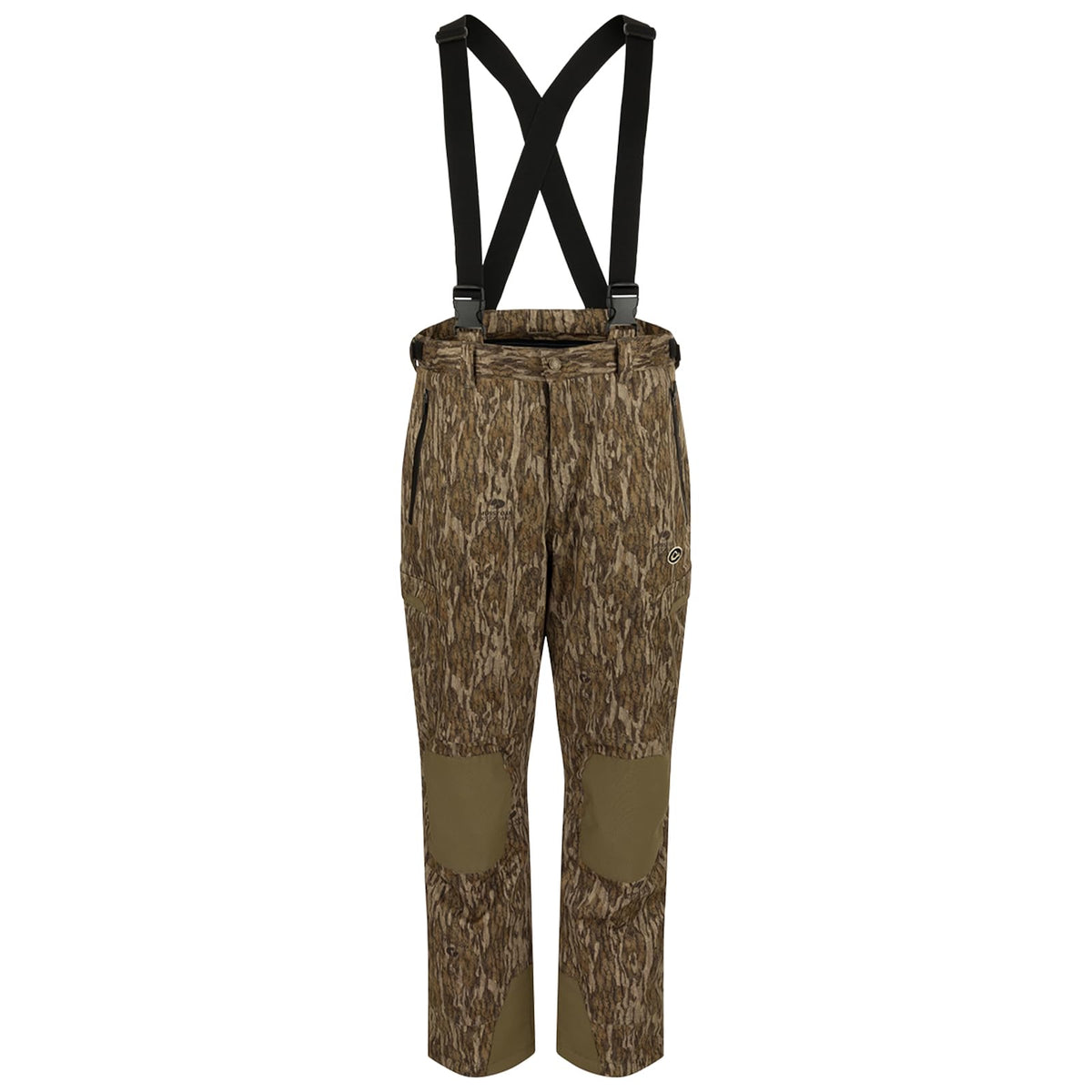 Drake Waterfowl MST waist-high bib overview shows warmth and weather-ready design