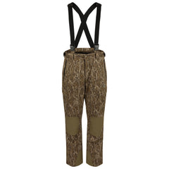 Drake Waterfowl MST waist-high bib overview shows warmth and weather-ready design