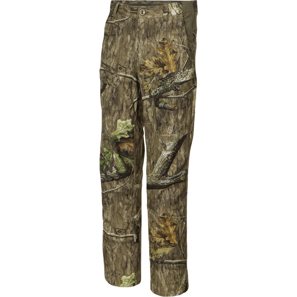 Drake Waterfowl SWT pants side hip panel view emphasizes mobility and flexible fit.