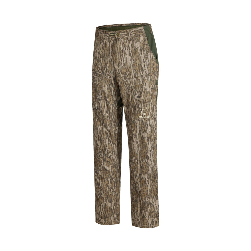 Drake Waterfowl SWT Turkey Pant Bottomland front-pocket view for quick field access