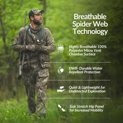 Drake Waterfowl SWT Turkey Pant Bottomland back-waistband shows durable stretch for all-day comfort