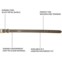 Drake Waterfowl Team Gun Dog TPU Collar buckle detail showing zinc alloy hardware