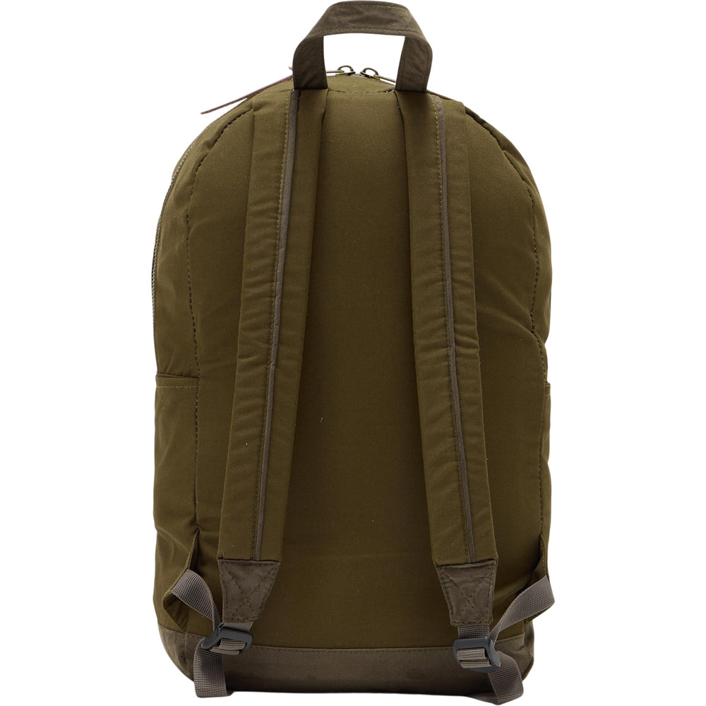 Drake Waterfowl Throwback 80 top-open view reveals organized 25L layout and access