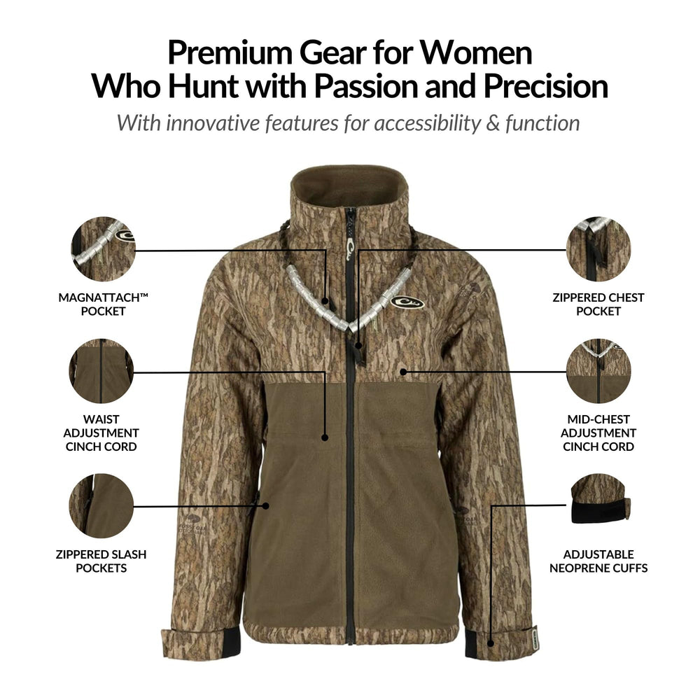 Drake Eqwaderplus Full Zip with adjustable neoprene cuffs for snug seal