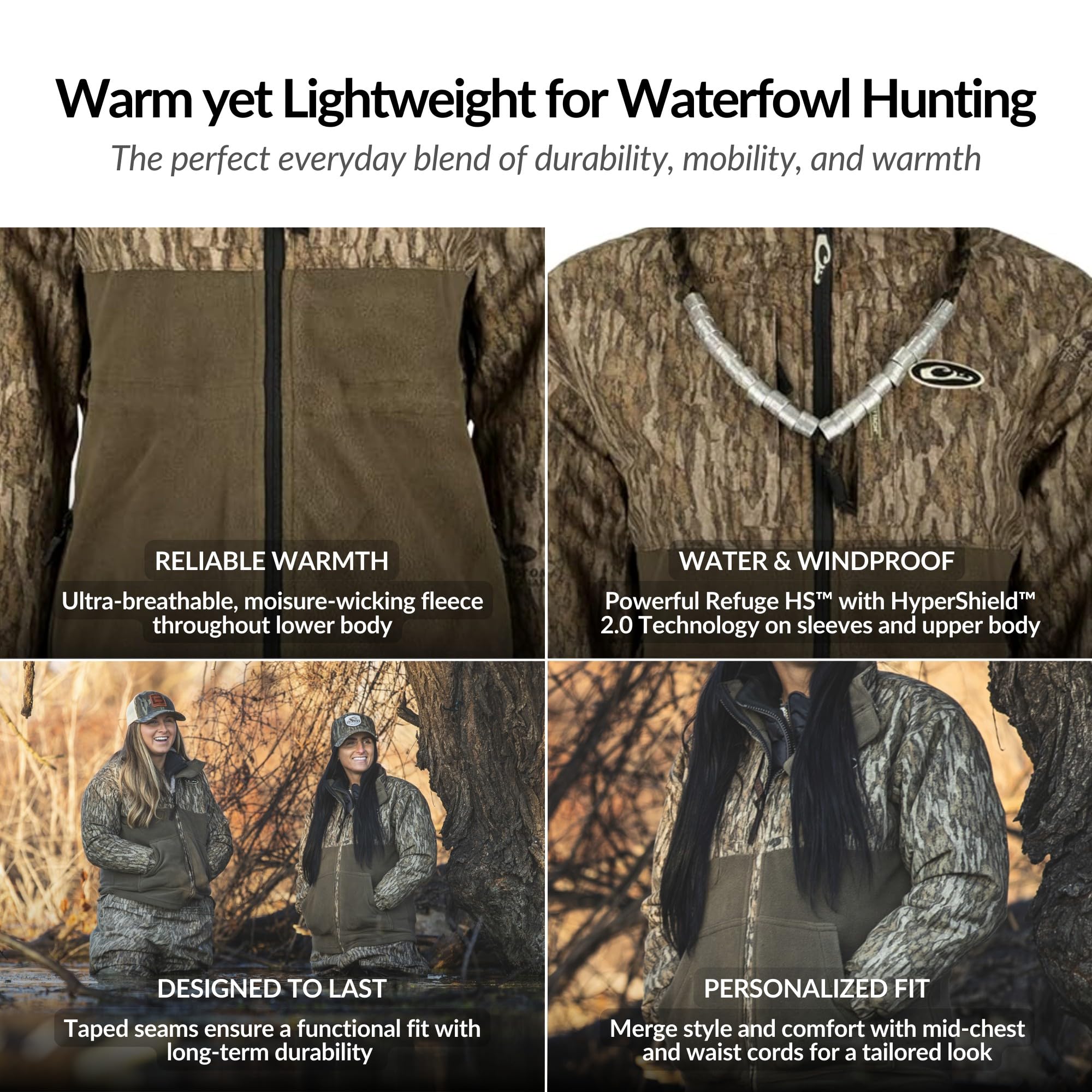 Drake Eqwaderplus waist cinch cord enhances fit and silhouette