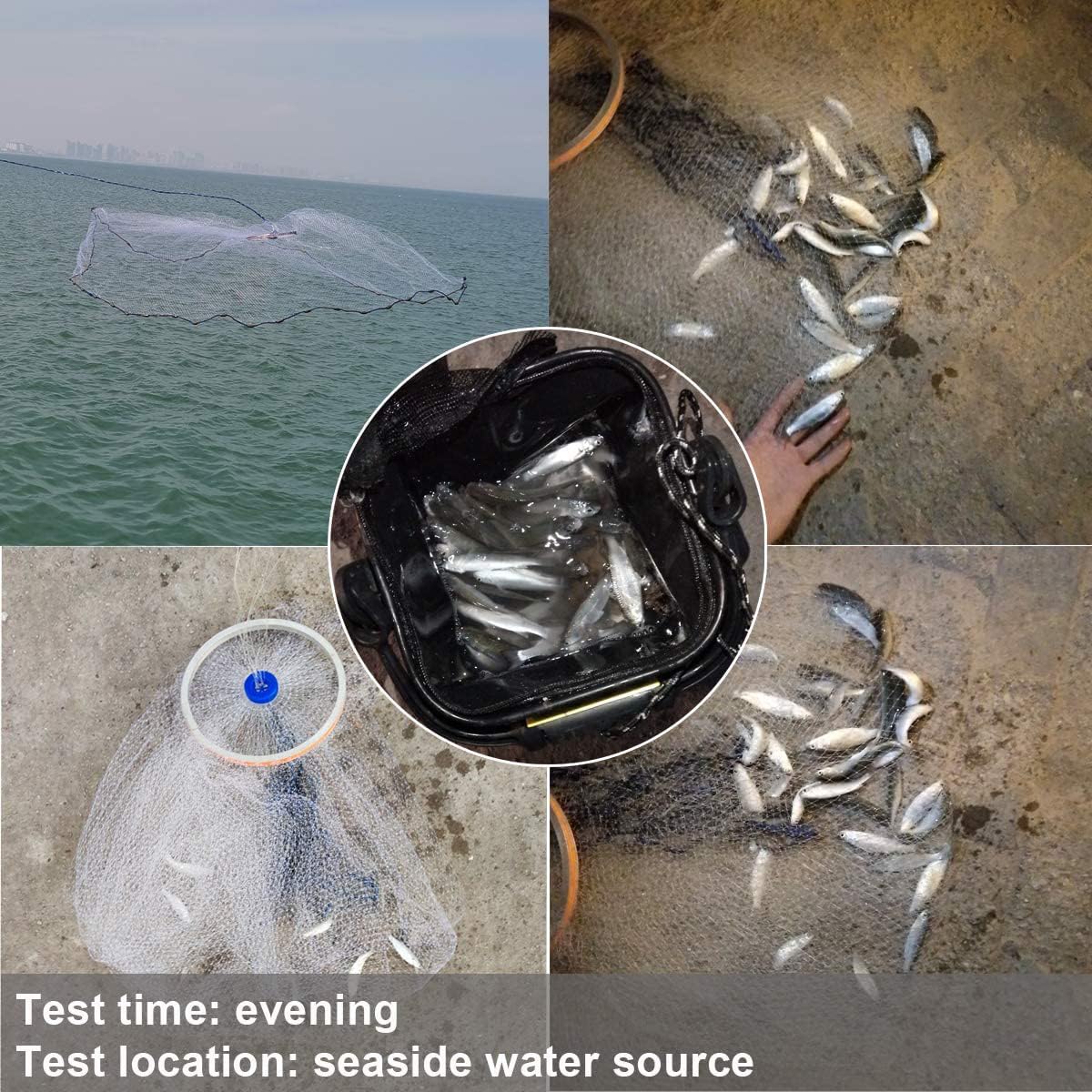 Drasry cast net repair line included for longer fishing sessions