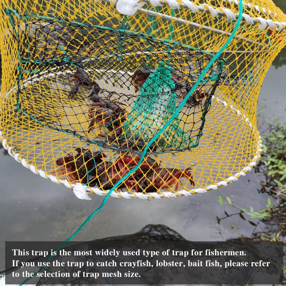 Drasry crab trap black mesh and frame for durable assembly.