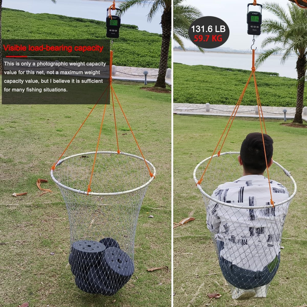 Drasry foldable net storage design enables compact, backpack-friendly transport.