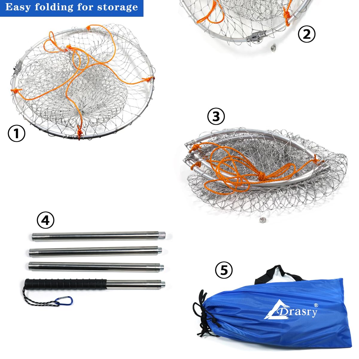 Drasry four-rod extension system lets you customize length for different vessels.